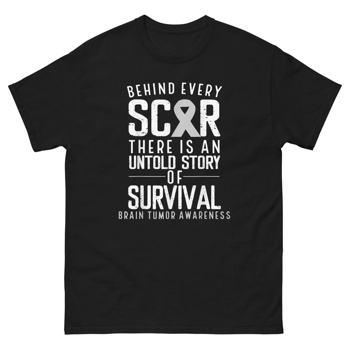 Brain Cancer Behind Every Scar Tee - JohnVsGBMBlackS