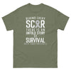 Brain Cancer Behind Every Scar Tee - JohnVsGBMMilitary GreenS