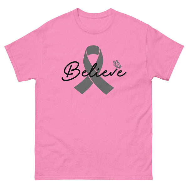 Brain Cancer Believe Tee - JohnVsGBMAzaleaS