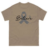 Brain Cancer Believe Tee - JohnVsGBMBrown SavanaS