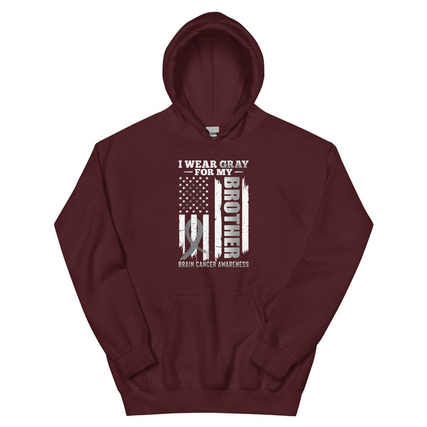 Brain Cancer Brother Hoodie - JohnVsGBMMaroonS