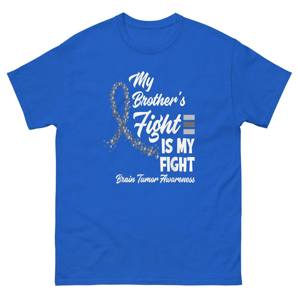 Brain Cancer Brother's Fight Is My Fight Tee - JohnVsGBMRoyalS