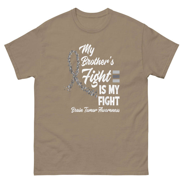 Brain Cancer Brother's Fight Is My Fight Tee - JohnVsGBMBrown SavanaS