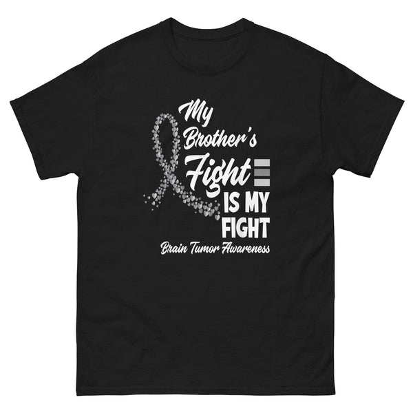 Brain Cancer Brother's Fight Is My Fight Tee - JohnVsGBMBlackS