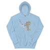 Brain Cancer Butterfly Hoodie - JohnVsGBMLight BlueS