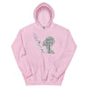 Brain Cancer Butterfly Hoodie - JohnVsGBMLight PinkS