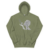 Brain Cancer Butterfly Hoodie - JohnVsGBMMilitary GreenS