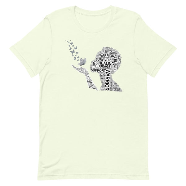 Brain Cancer Butterfly Tee - JohnVsGBMCitronXS