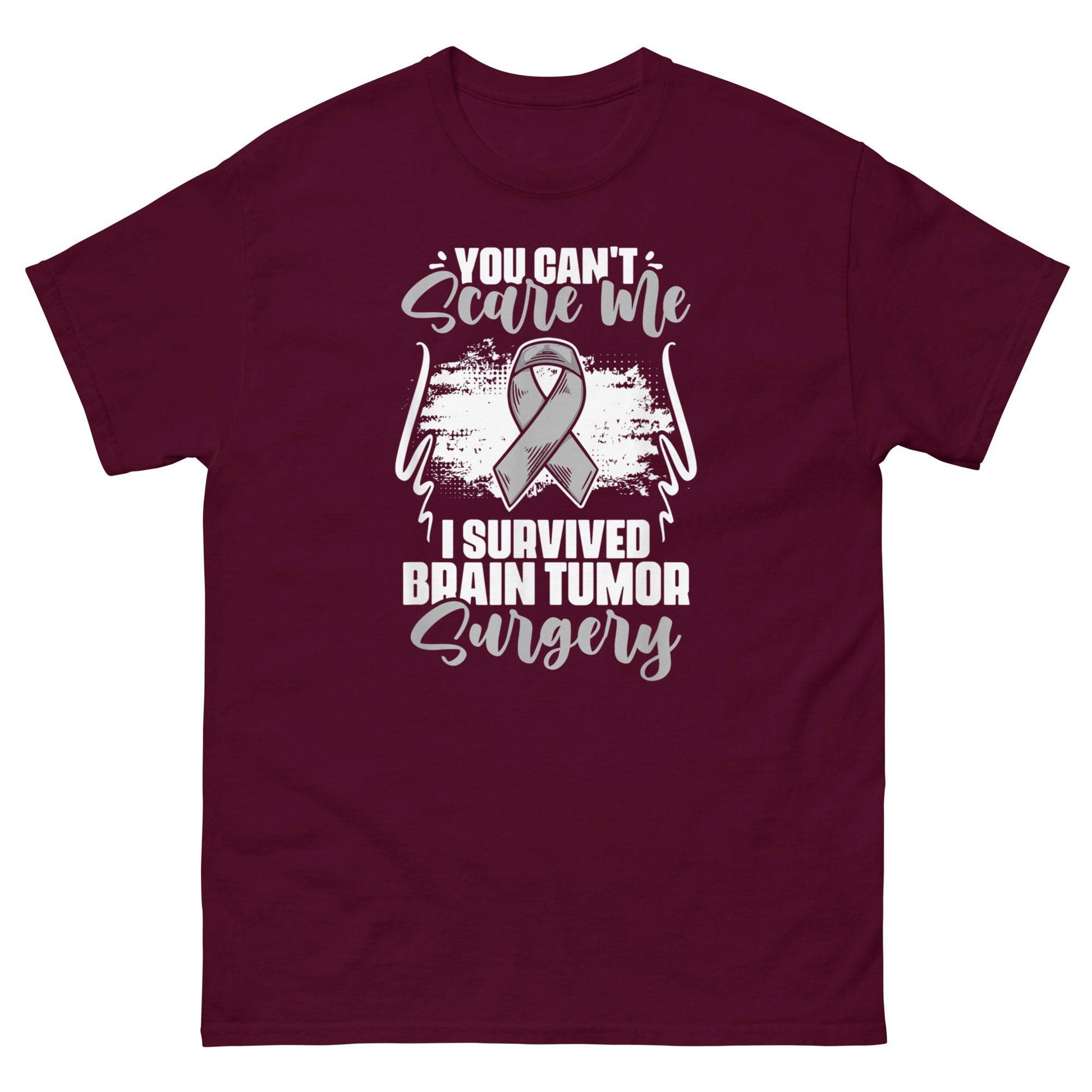 Brain Cancer Can't Scare Me Tee - JohnVsGBMMaroonS