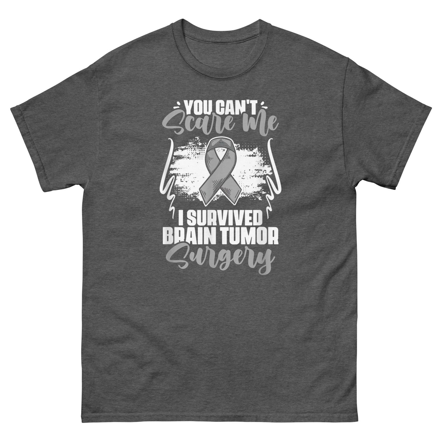 Brain Cancer Can't Scare Me Tee - JohnVsGBMDark HeatherS