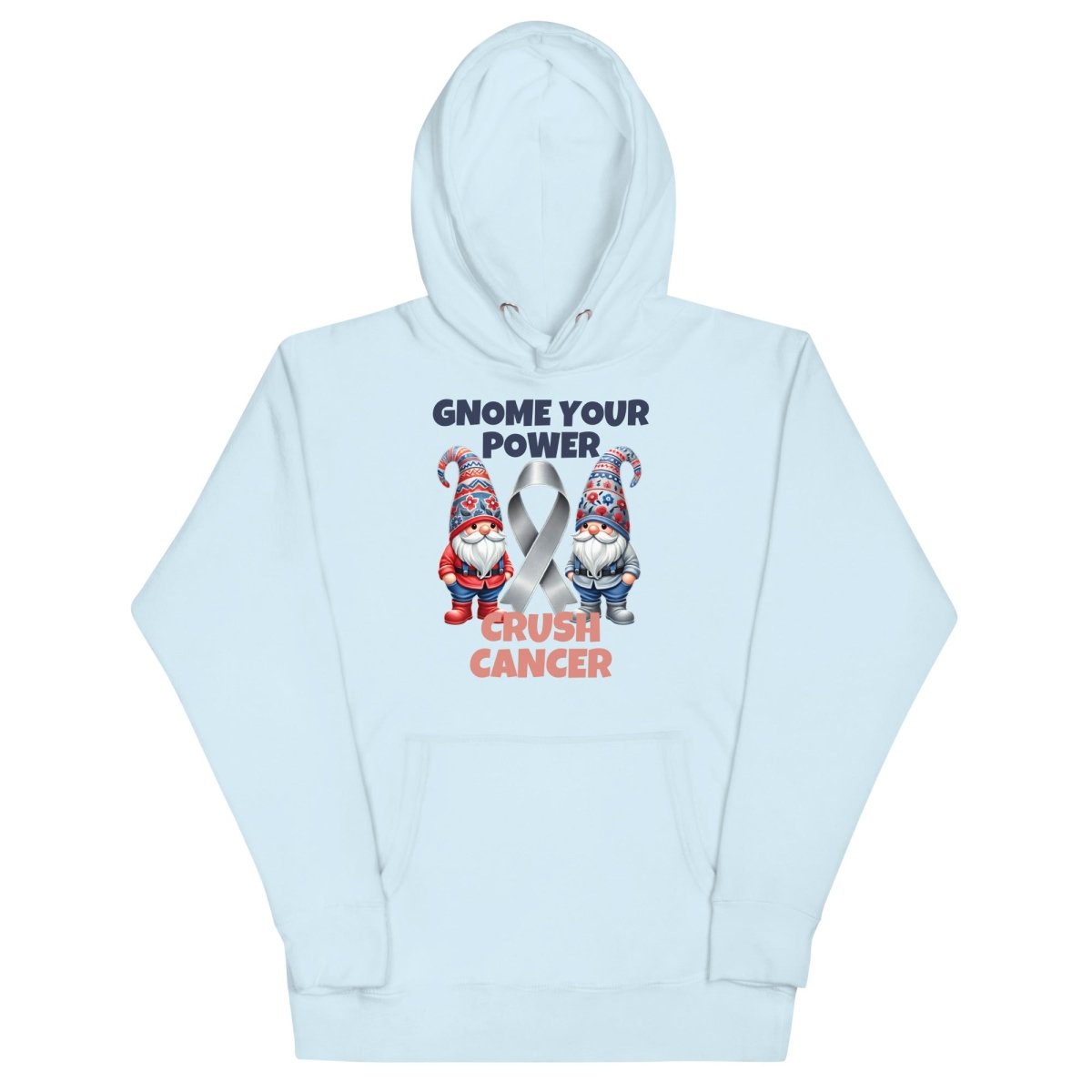 Brain Cancer Crush Gnome Hoodie - JohnVsGBMSky BlueS