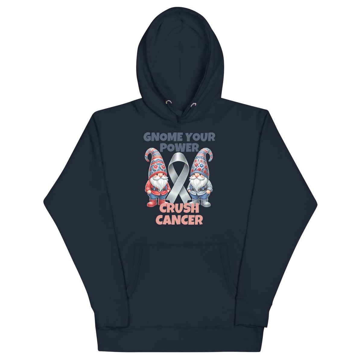 Brain Cancer Crush Gnome Hoodie - JohnVsGBMNavy BlazerS