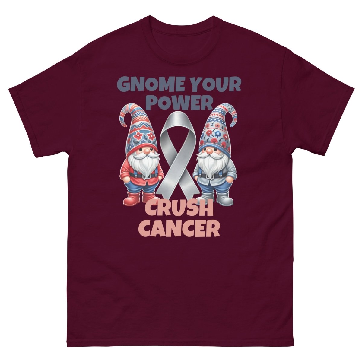 Brain Cancer Crush Gnome Tee - JohnVsGBMMaroonS