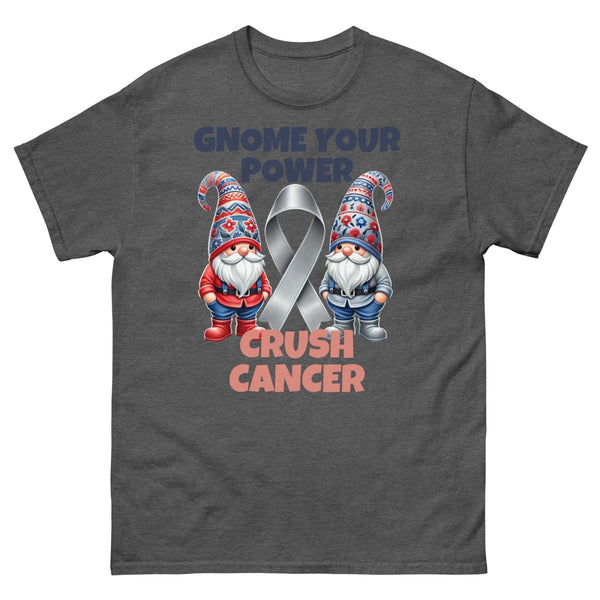 Brain Cancer Crush Gnome Tee - JohnVsGBMDark HeatherS