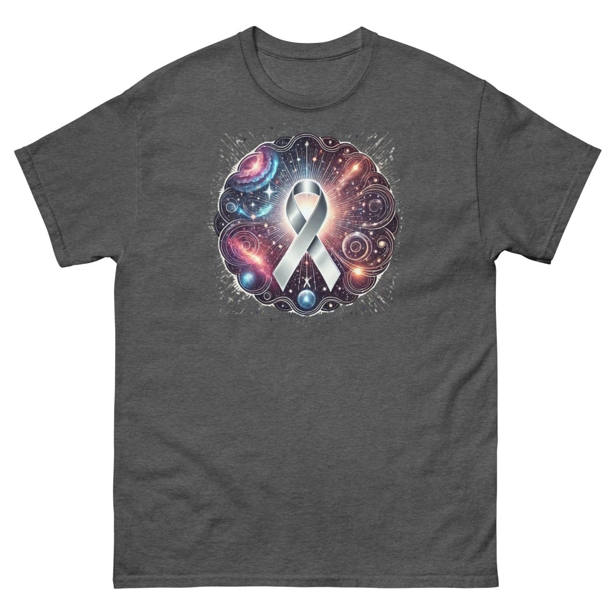 Brain Cancer Epic Galaxy Tee - JohnVsGBMDark HeatherS