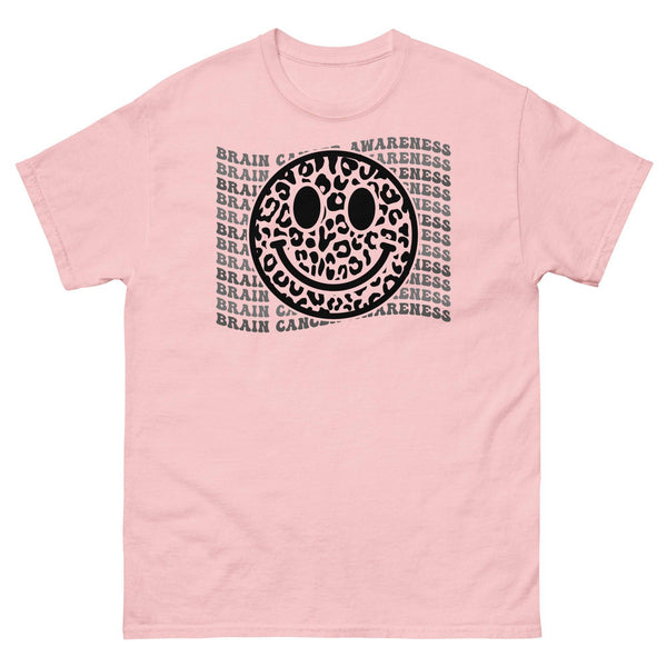 Brain Cancer Face It Head - On Tee - JohnVsGBMLight PinkS