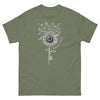 Brain Cancer Faith with Butterflies Tee - JohnVsGBMMilitary GreenS