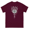 Brain Cancer Faith with Butterflies Tee - JohnVsGBMMaroonS