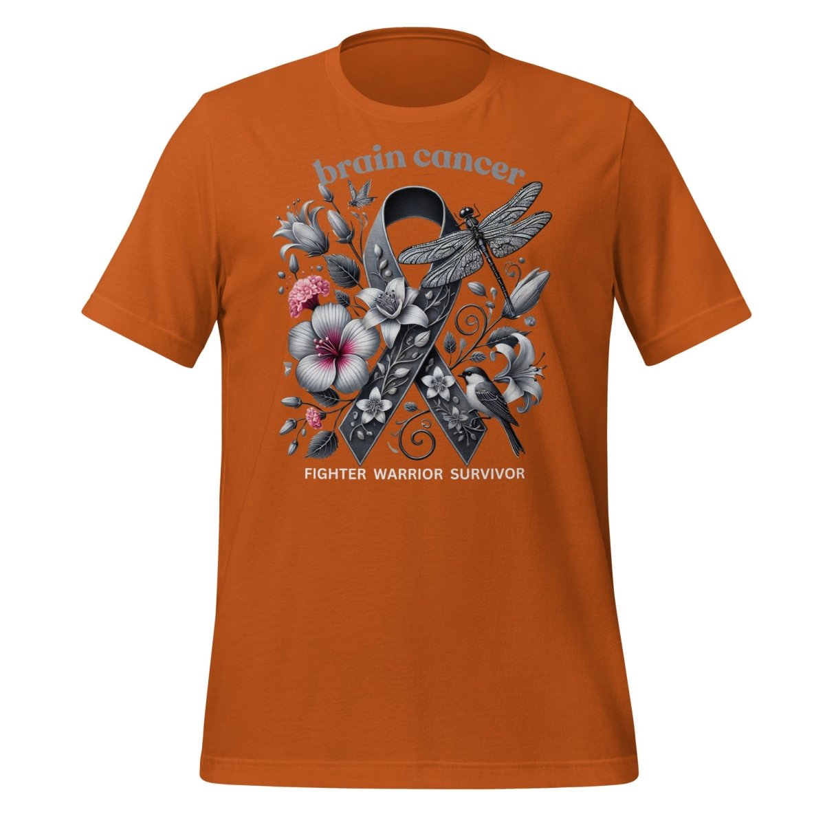 Brain Cancer FIghter Spring Tee - JohnVsGBMAutumnS