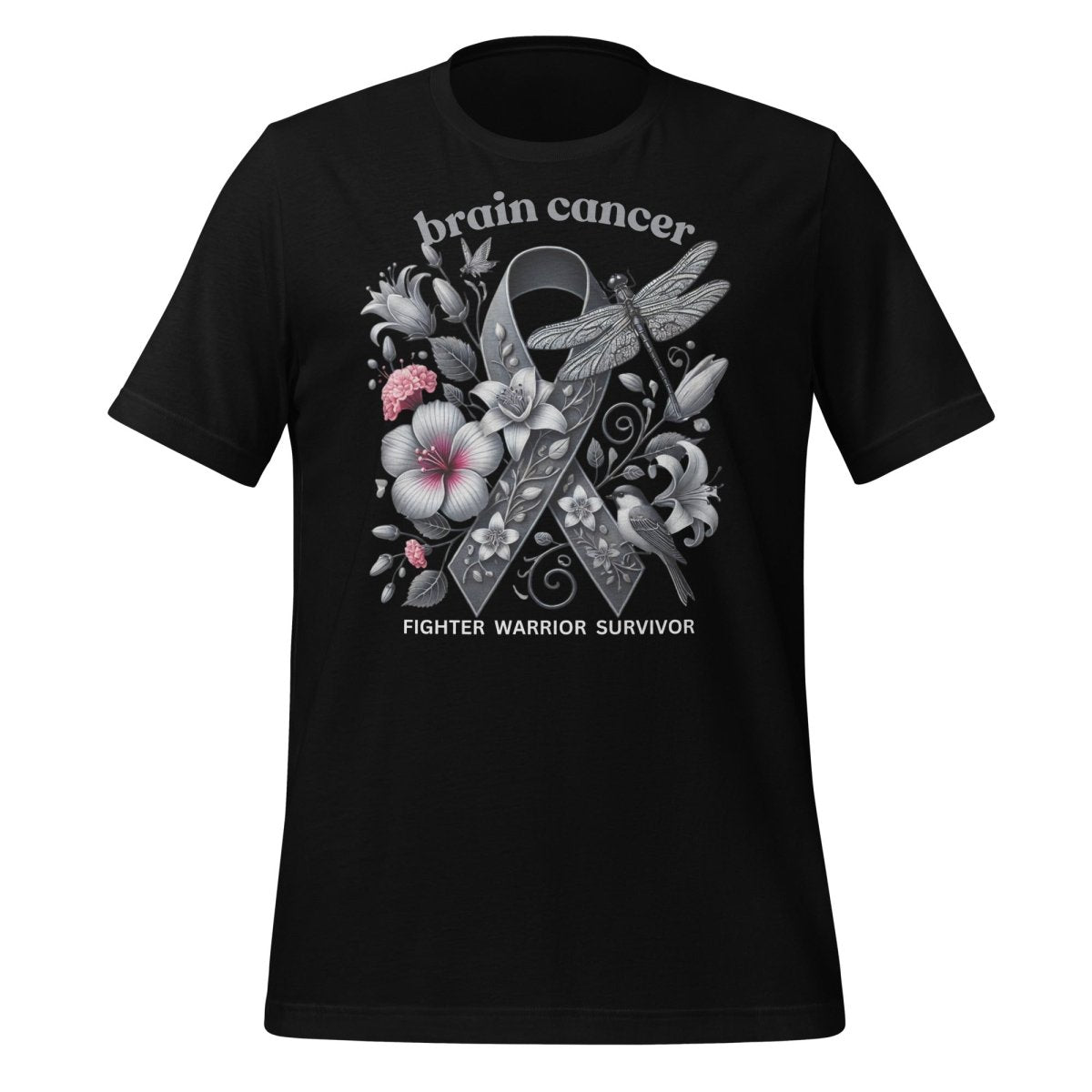 Brain Cancer FIghter Spring Tee - JohnVsGBMBlackS