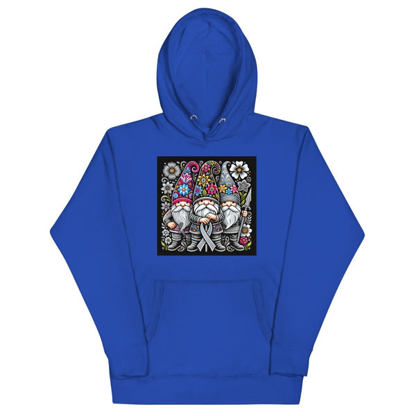 Brain Cancer Floral Hoodie - JohnVsGBMTeam RoyalS