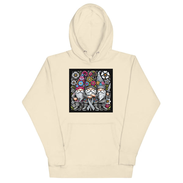 Brain Cancer Floral Hoodie - JohnVsGBMBoneS