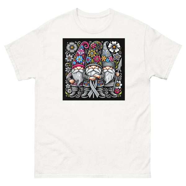 Brain Cancer Floral Tee - JohnVsGBMWhiteS