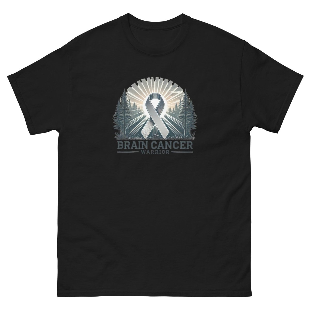 Brain Cancer Forest Tee - JohnVsGBMBlackS