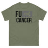 Brain Cancer FU Cancer Tee - JohnVsGBMMilitary GreenS