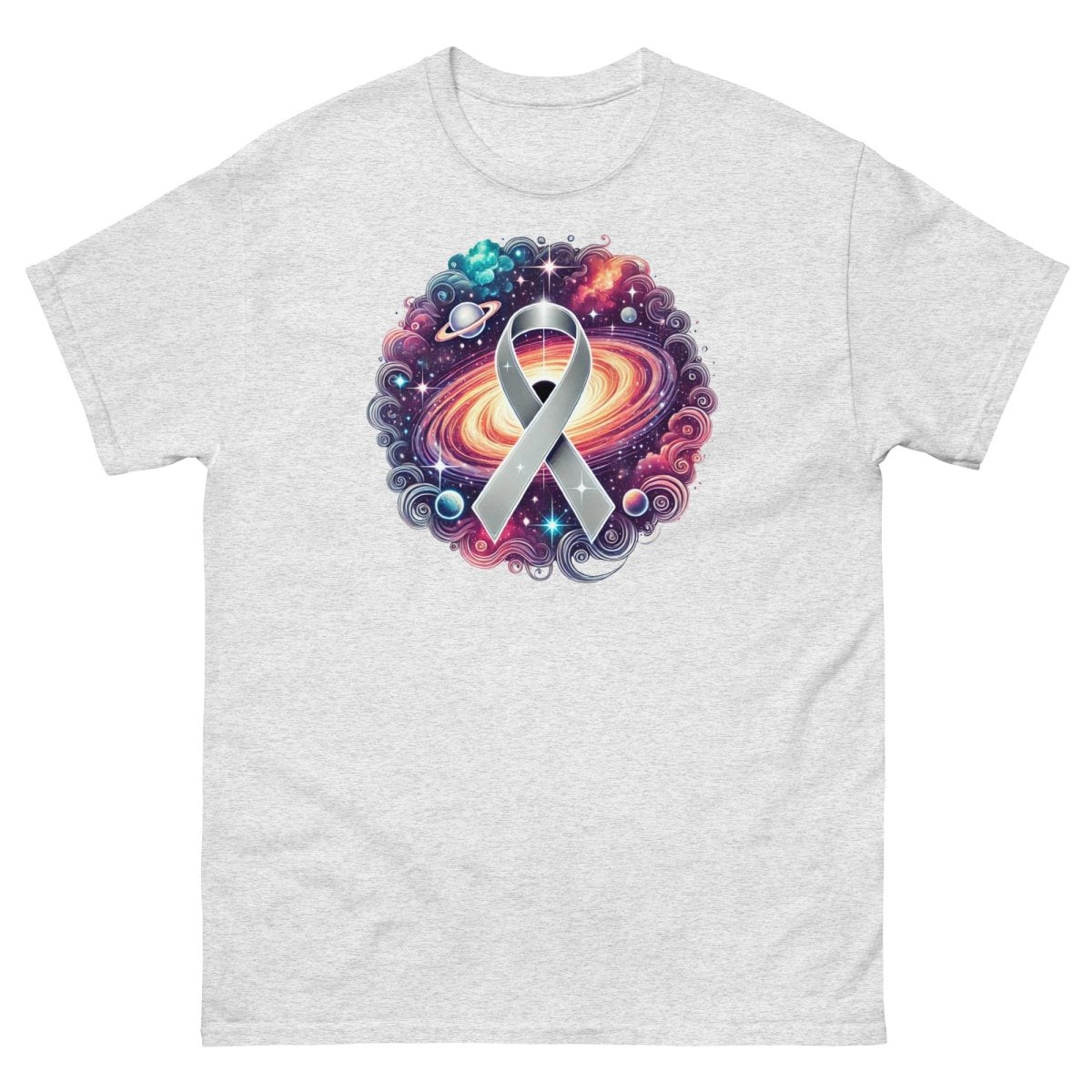 Brain Cancer Galaxy Tee - JohnVsGBMAshS