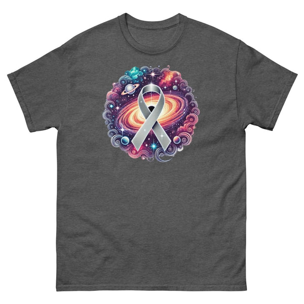 Brain Cancer Galaxy Tee - JohnVsGBMDark HeatherS