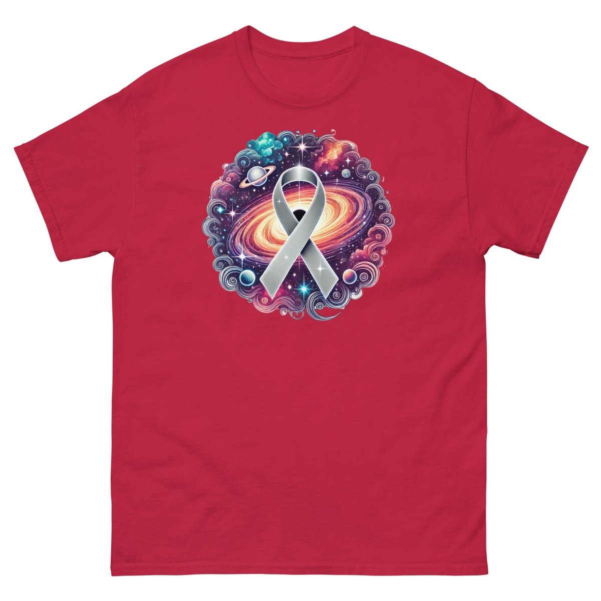 Brain Cancer Galaxy Tee - JohnVsGBMCardinalS