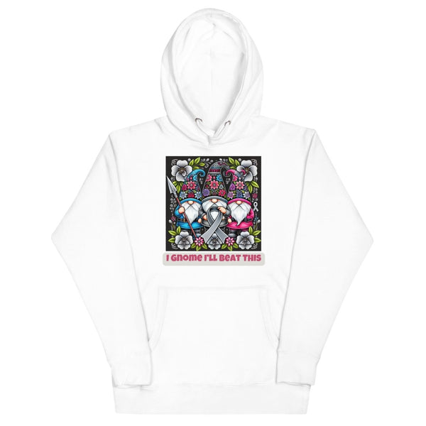 Brain Cancer Gnome Beat This Hoodie - JohnVsGBMWhiteS