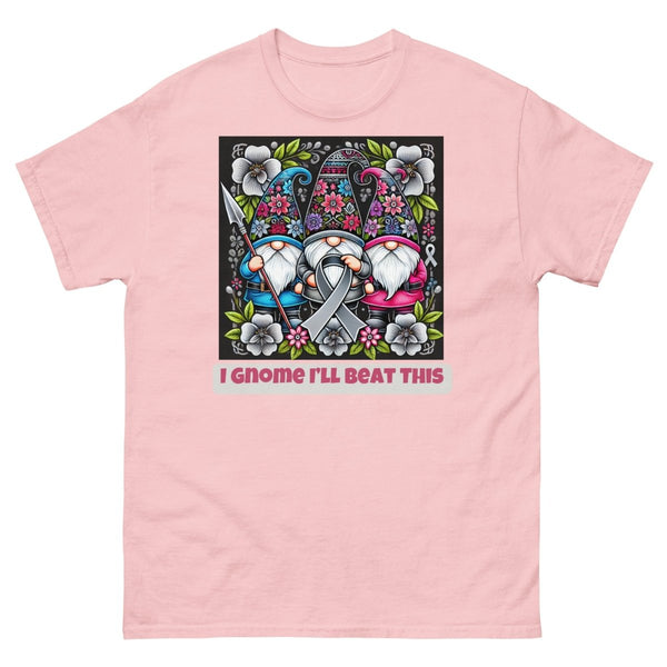 Brain Cancer Gnome Beat This Tee - JohnVsGBMLight PinkS