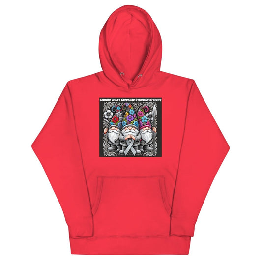 Brain Cancer Gnome Hope Hoodie - JohnVsGBMTeam RedS