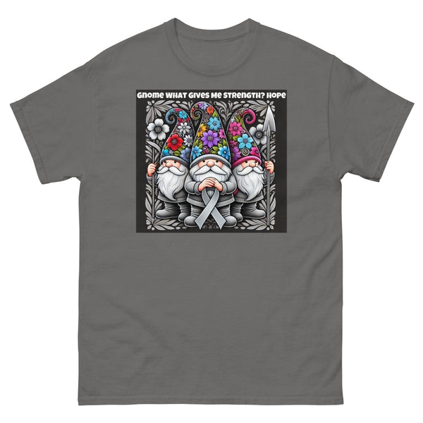 Brain Cancer Gnome Hope Tee - JohnVsGBMCharcoalS