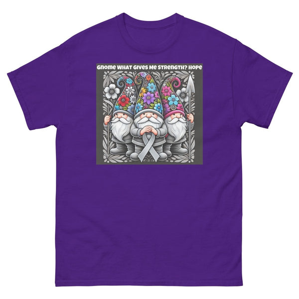 Brain Cancer Gnome Hope Tee - JohnVsGBMPurpleS