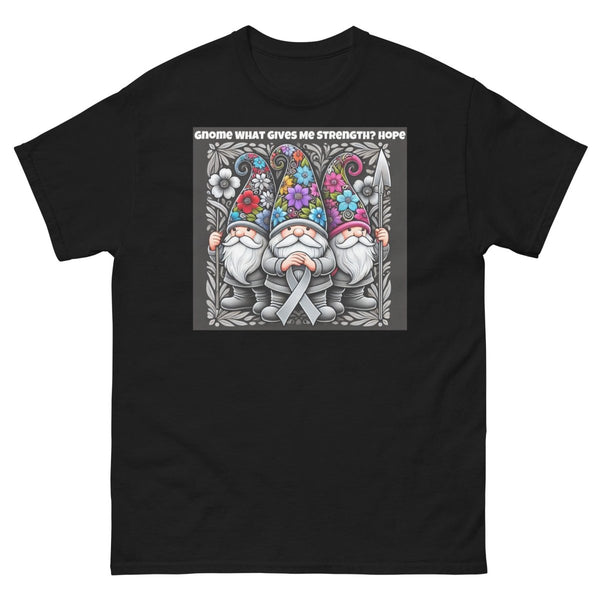 Brain Cancer Gnome Hope Tee - JohnVsGBMBlackS