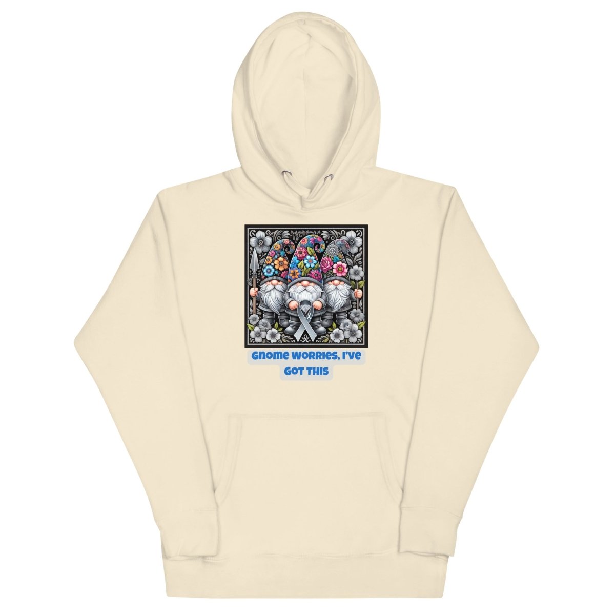 Brain Cancer Gnome Worries Hoodie - JohnVsGBMBoneS