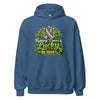 Brain Cancer Green/Grey Irish Hoodie - JohnVsGBMIndigo BlueS