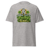Brain Cancer Green/Grey Irish Tee - JohnVsGBMSport GreyS