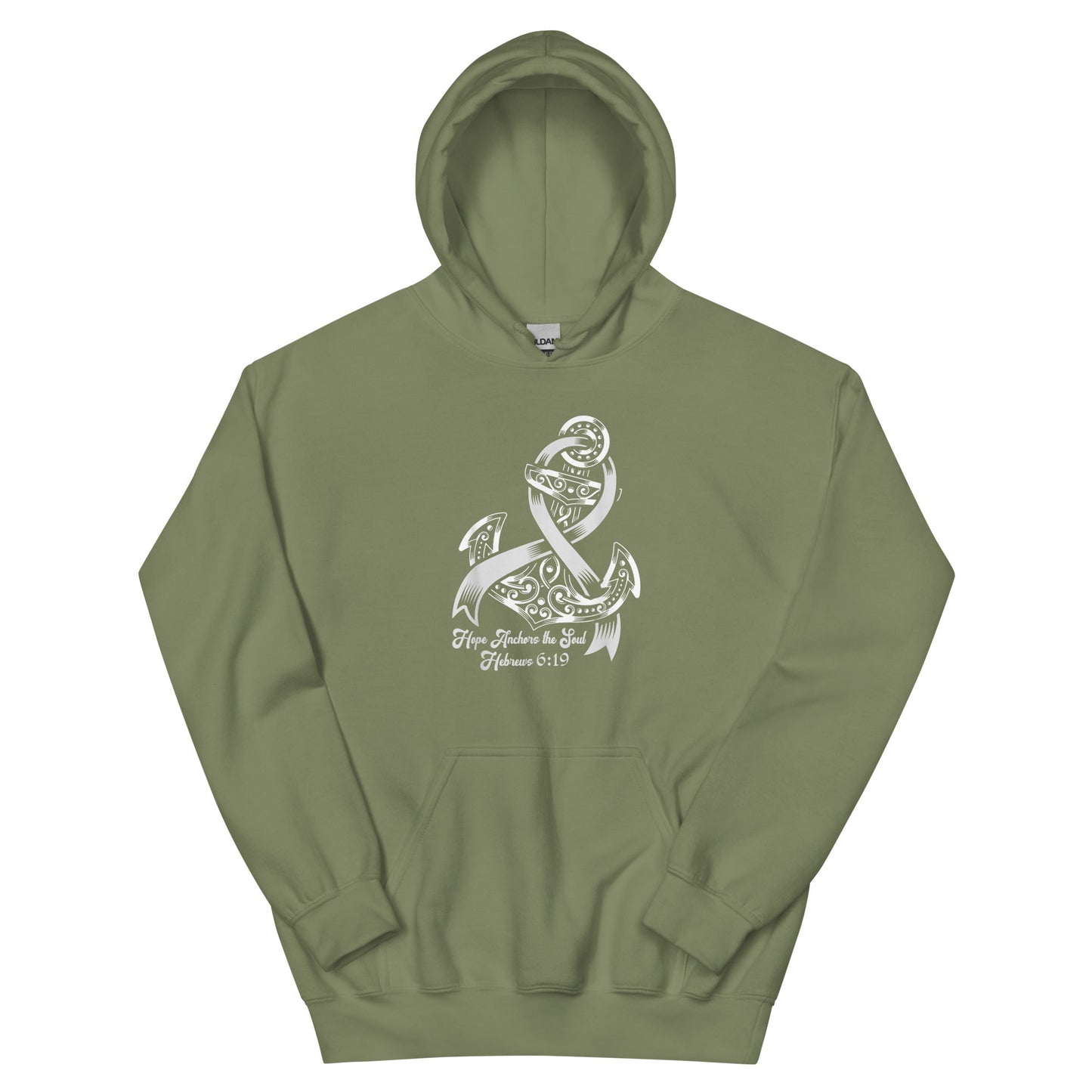 Brain Cancer Hebrews Hoodie - JohnVsGBMMilitary GreenS