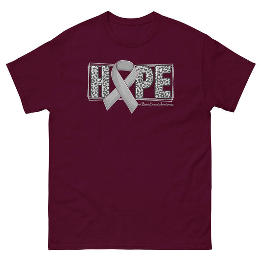 Brain Cancer Hope Tee - JohnVsGBMMaroonS