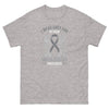 Brain Cancer I Wear Grey for My Mom Tee - JohnVsGBMSport GreyS