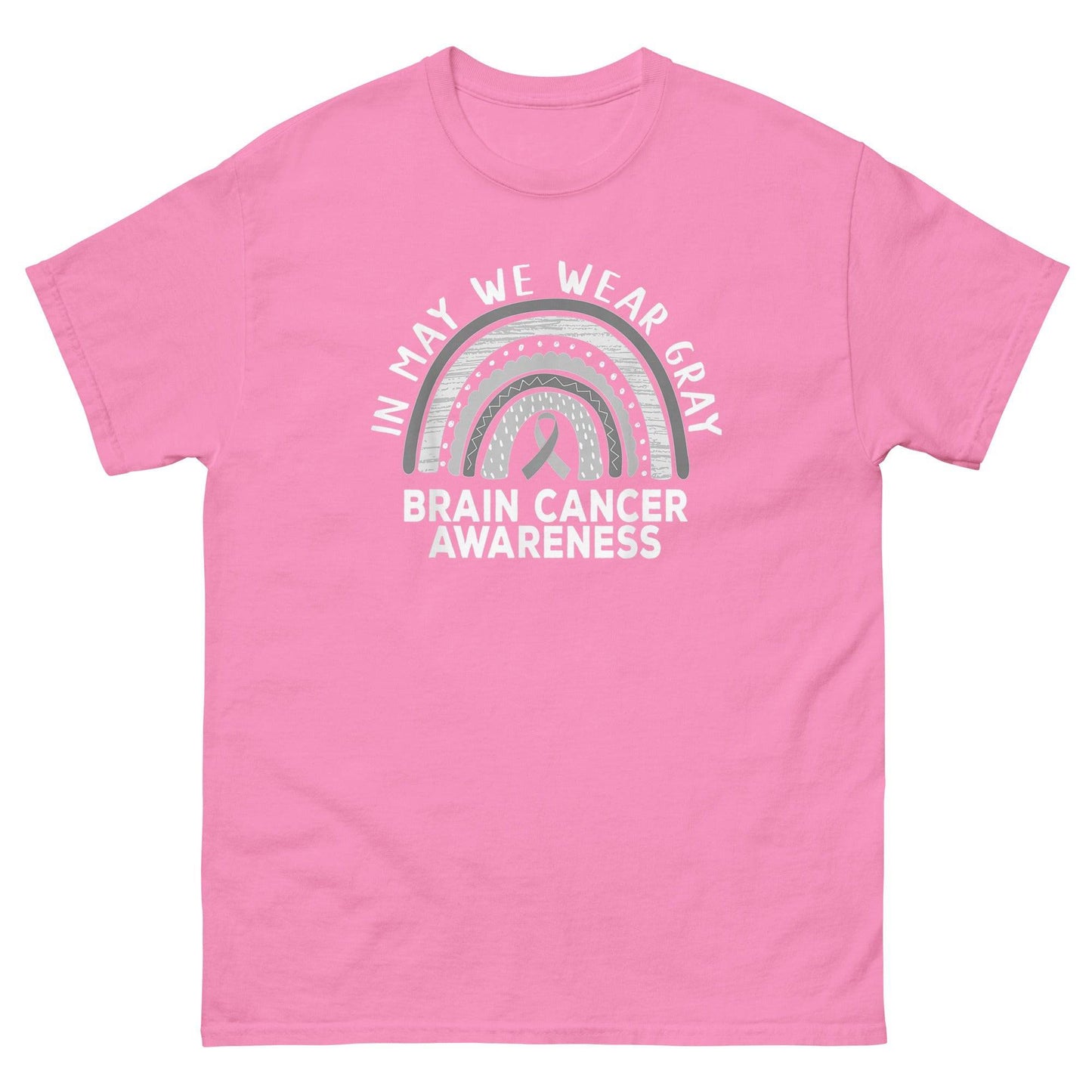 Brain Cancer In May We Wear Gray Tee - JohnVsGBMAzaleaS