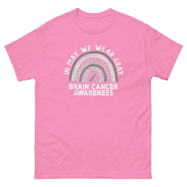 Brain Cancer In May We Wear Gray Tee - JohnVsGBMAzaleaS