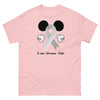 Brain Cancer Mickey Themed No One Fights Alone Tee - JohnVsGBMLight PinkS