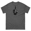 Brain Cancer Middle Finger Ribbon Tee - JohnVsGBMDark HeatherS