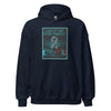 Brain Cancer Neon Light Up Hoodie - JohnVsGBMNavyS