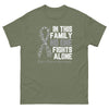 Brain Cancer No One Fights Alone in This Family Tee - JohnVsGBMMilitary GreenS